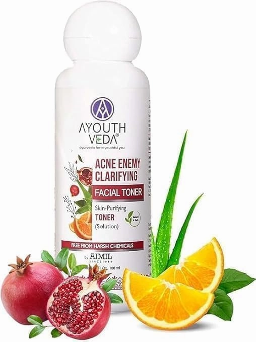 RI Clarifying Facial Toner, Rose Water & Refreshing Peppermint, Tightens Pore & Makes Skin Even Tone