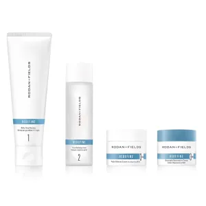 Rodan   Fields Redefine Regimen | Skincare Kit Includes Clay Cleanser, Toner, Triple Defense Cream, & Overnight Cream | Skin Care Gift Set for Women
