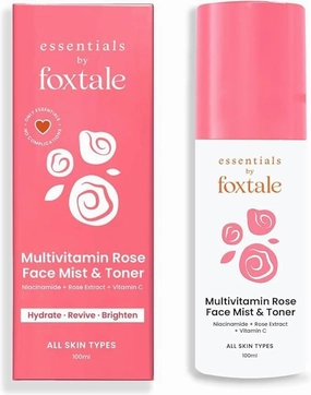 Rose Mist & Toner with Niacinamide, Rose Extract, Vitamin C, Brightens and Hydrates Skin, Lightweight for All Skin Types- 100 ml