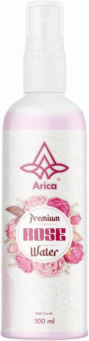 Rose Orchid Water Natural Skin Toner & Hydrating Mist for Face, Hair & Body Organic, Alcohol-Free, Suitable for All Skin Types 100ml Pack of 1 (Rose WATER-100ml)