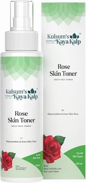 Rose Skin Toner for Skin Rejuvenation & Even Skin Tone | Ideal for Men & Women | with Rose Water | for All Skin Types | 100ml