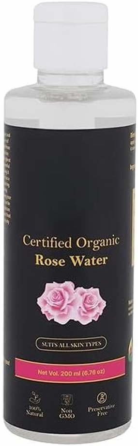 Rose Water 100% Pure Natural Rose Water- for Skin, Face Toner-200ml