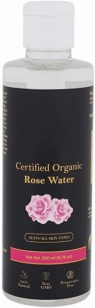 Rose Water 100% Pure Natural Rose Water- for Skin, Face Toner-200ml