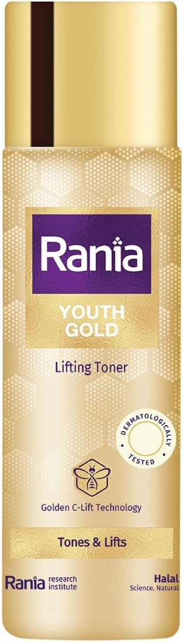 Rose Water, Alcohol Free Toner| Boosts Skin Hydration| Calms & soothes Skin|VIT C,24K Gold, Licorice extracts|Niacinamide, Honey, Glutathione|100% Halal| Refines, Lifts & softs-100 ml