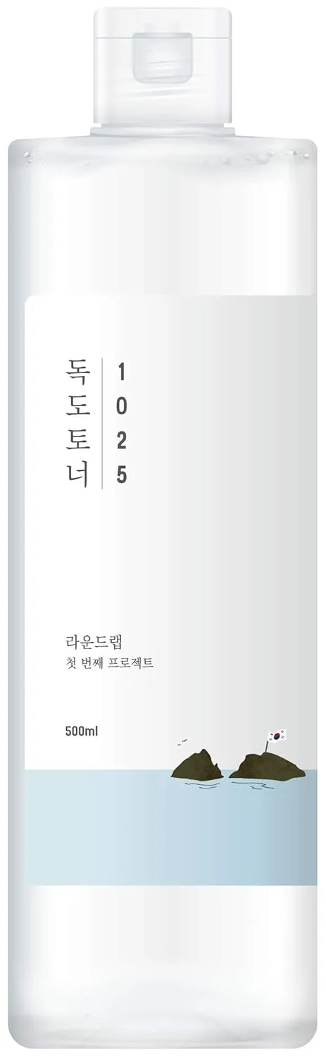 ROUND LAB Dokdo Toner/Exfoliating, Hydrating, Watery Type Toner (500ml)