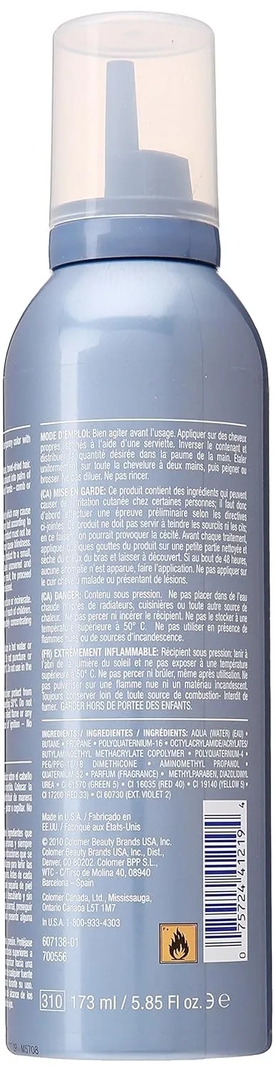 Roux Fanci-Full Instant Color Mousse Tones Pale Ash Blonde or Bleached Hair, 19 Sweet Cream, 6 Fl Oz (Pack of 1)