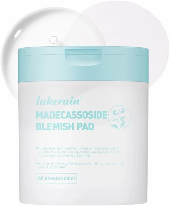 Salicylic Acid Toner | Deep Hydrating Makeup | Soothe Redness After Sun Exposure | Acne with Compress | Refreshing Toner Application Cotton Pads (Blue)