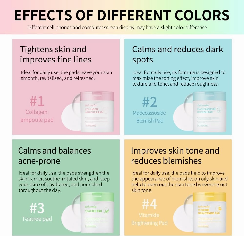 Salicylic Acid Toner | Deep Hydrating Makeup | Soothe Redness After Sun Exposure | Acne with Compress | Refreshing Toner Application Cotton Pads (Yellow)