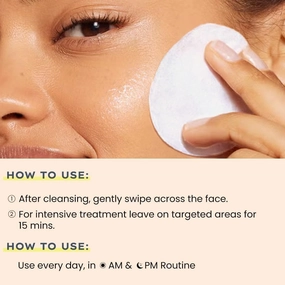 SELVANI44% Rice Water Brightening Face Serum Pads | 5% Niacinamide & Alpha Arbutin to Reduces Dark Spots & Pigmentation | Toner Pads with Serum for Glowing Glass Skin | All Skin Types - 50N