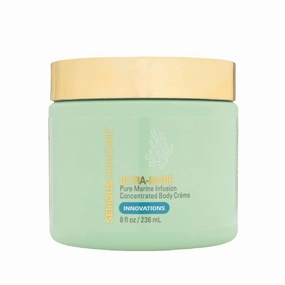Serious Skincare Ultra-Mare Pure Marine Infusion Body Cream – Revitalize Dry Skin – Marine Peptides & Minerals – Shea Butter – Algae Extracts - 8 oz.