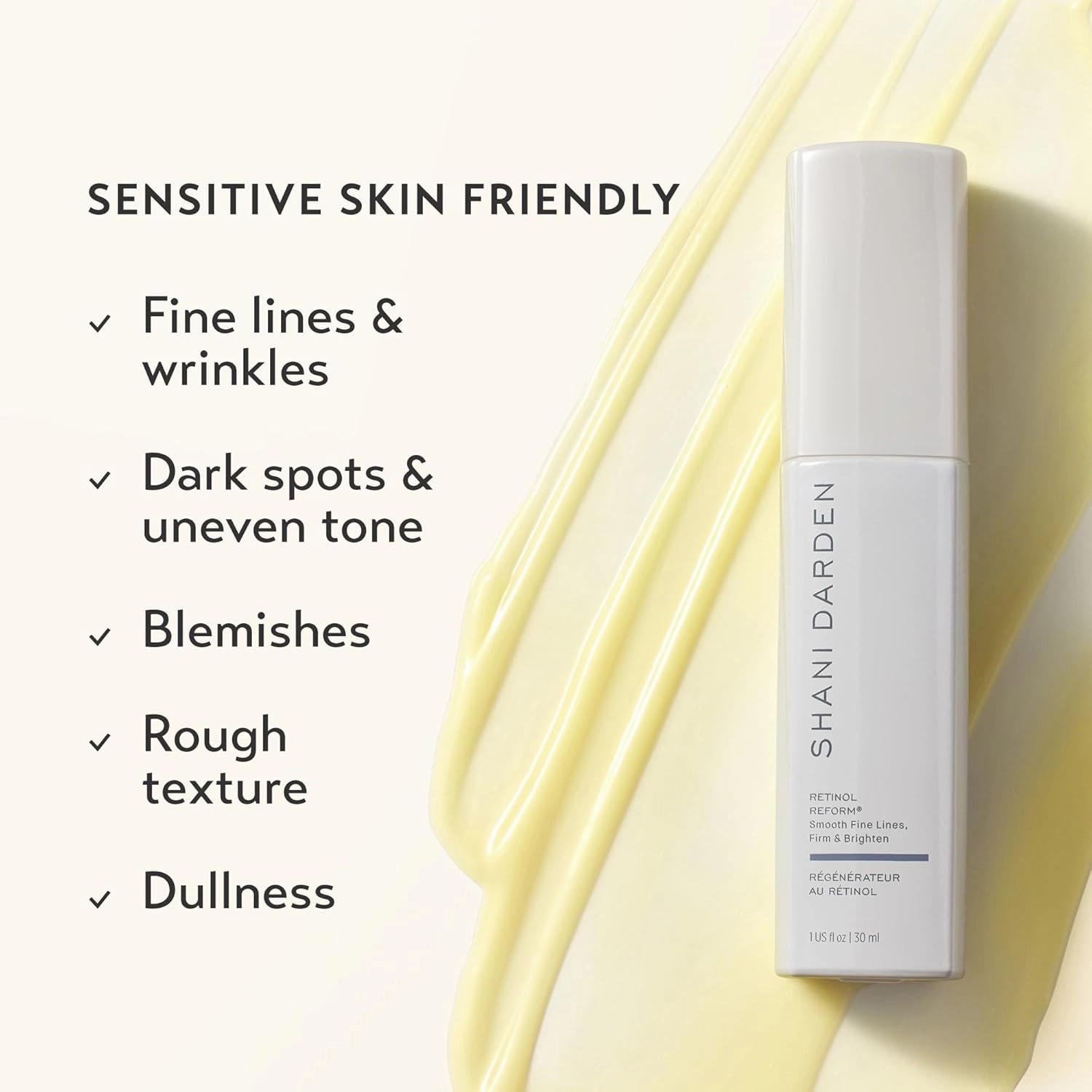 SHANI DARDEN SKIN CARE Retinol Reform Anti-Aging Serum Travel Size, Resurfacing Retinol Serum for Face and Neck, Helps with Fine Lines and Wrinkles, 0.34 fl oz