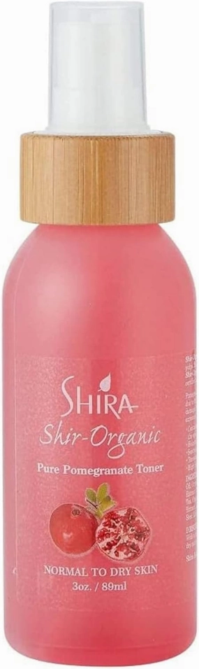 Shir 89ml - Pomegranate Facial Toner & Hydrating Mist - Natural Glow Toner for Women, Organic Brightening Toner for Daily Skincare, Suitable for All Skin Types, Refreshing & Hydrating