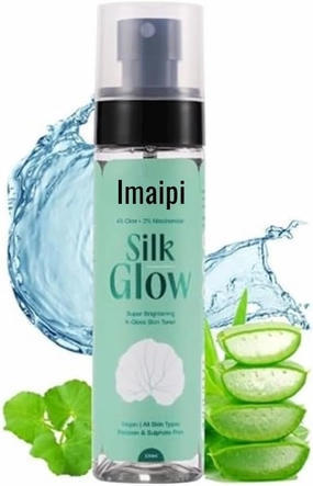 Silk Glow Brightening Toner, 100ml, with 2% Niacinamide, Ceramides, Centella and Licorice Root Extract