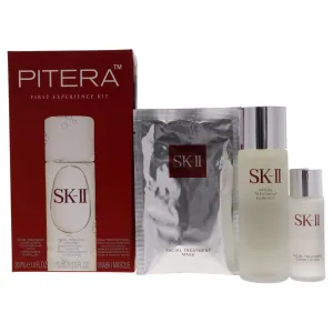 SK-II Pitera First Experience for Unisex 3 Piece Kit (2.5 Ounce Facial Treatment Essence   1 Ounce Facial Treatment Clear Lotion   1 Count Facial Treatment Mask)