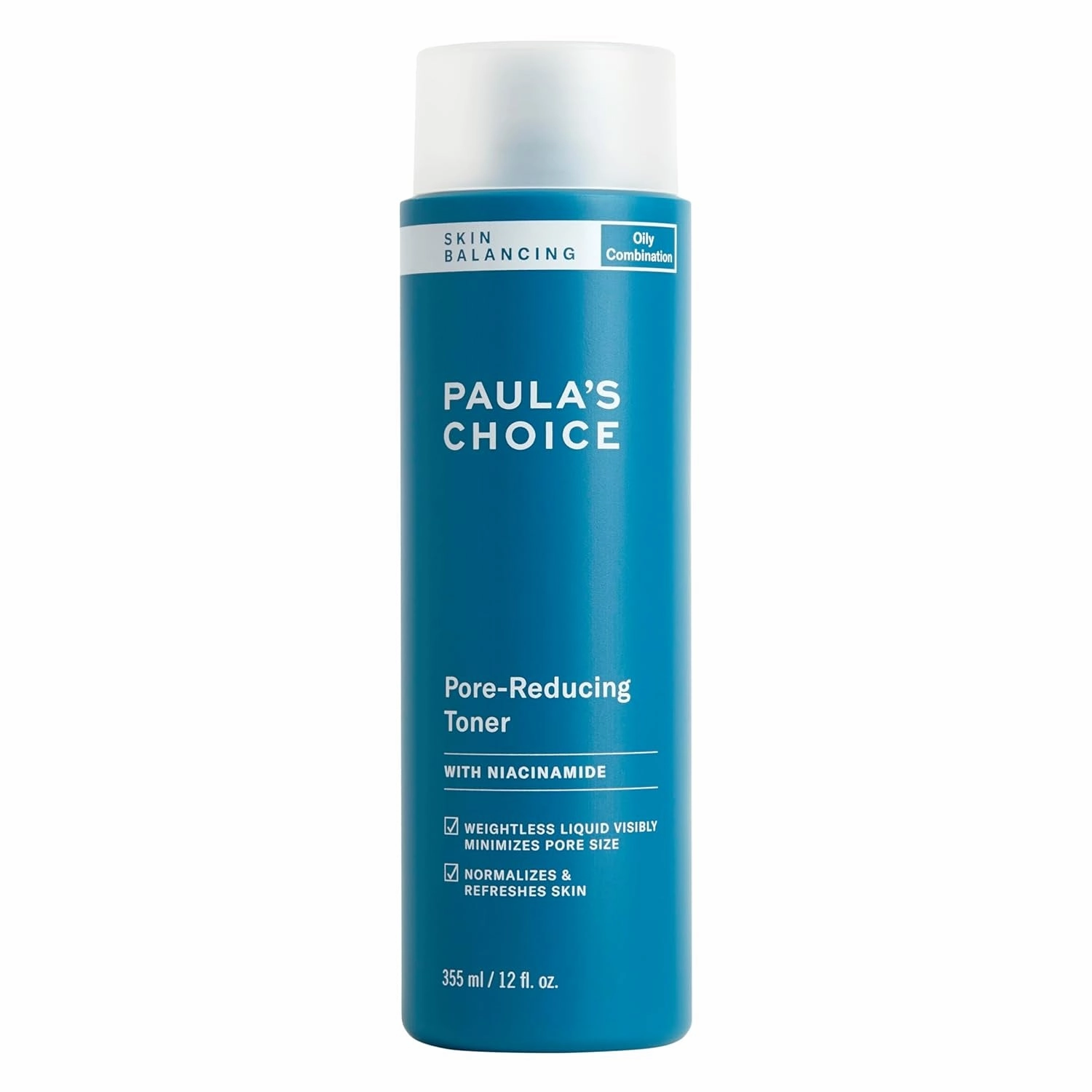 SKIN BALANCING Pore-Reducing Face Toner for Combination and Oily Skin, Minimizes Large Pores, Controls Oil & Shine, Hydrates & Replenishes, Suitable for Acne-Prone Skin