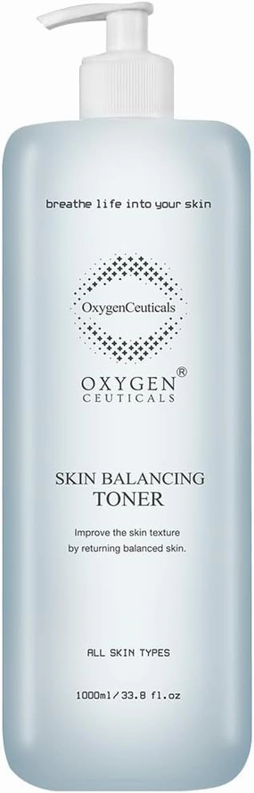 Skin Balancing Toner – Combination, Oily, and Blemish-Prone Skin, Pore-Reducing, pH-Balancing, Blemish Control, Hypoallergenic and Non-Comedogenic (1000ml / 33.8 oz)