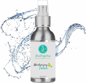 Skin Perfection Moisturizing Toner with Organic Ingredients and Alpha Hydroxy Acids to Clean and Minimize Pores Add Hydration for Smooth, Healthy