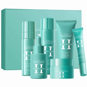 Skincare Set for Teenage Girls, 6-In-1 With Facial Cleanser, Face Serum, Cream, Eye Cream, Toner & Lotion - Basic Skincare Box, Gift for Women, Mother's Day