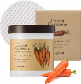 SKINFOOD Carrot Carotene Calming Water Pad | 60 Sheets - 250g