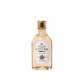 SKINFOOD Gold Caviar EX Facial Toner 145ml - Concentrated Caviar & Gold with Nourishing Toner for Dry, Sagging, and Aging Skin - Best Illuminating Moisturizers - Wrinkle & Pimple Reducer (4.9 fl.oz)