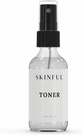 Skinful Facial Toner - Face Mist Hydrating Spray Toner for Face - Witch Hazel Toner for Face - 2oz