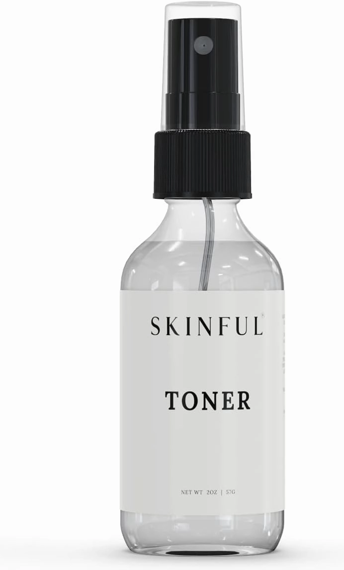 Skinful Facial Toner - Face Mist Hydrating Spray Toner for Face - Witch Hazel Toner for Face - 2oz
