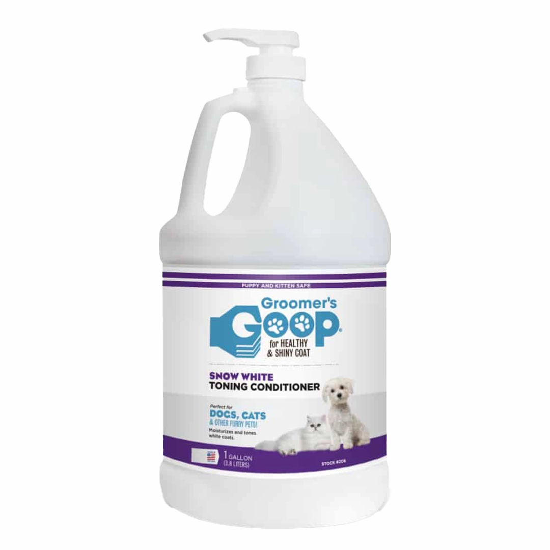 Snow White Toner Conditioner 1 Gallon by Groomer's Goop