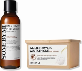 SOME BY MI Galactomyces Pure Vitamin C Glow Toner   Glutathione Daily Mask