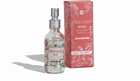 Somebody Witch Hazel Astringent/Toner - Glass bottle, Spray Nozzle, Vegan (Rose, 2oz)