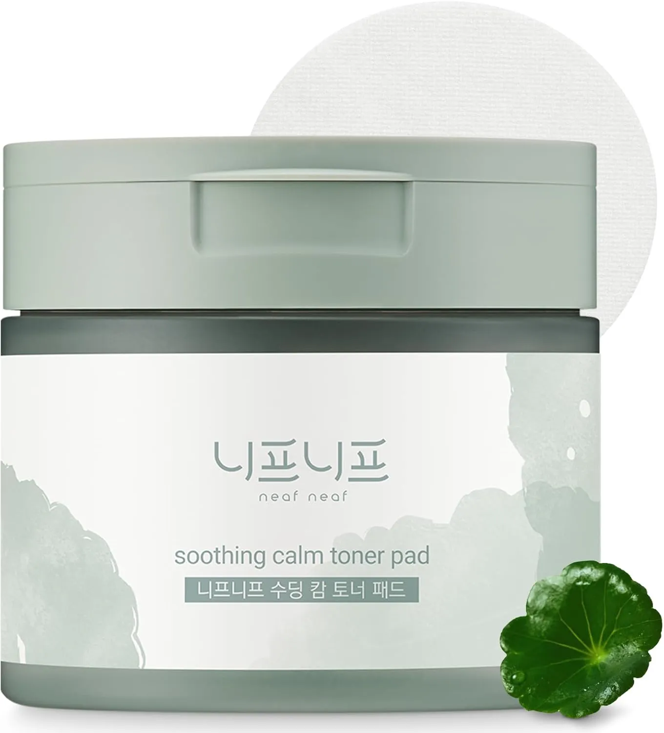 Soothing Calm Toner Pad, Daily Gentle Exfoliating & Hydrating Facial Pads for Intense Soothing Care, Heartleaf Extract and CICA for Sensitive Skin Safe, Korean Skincare (60 Pads)