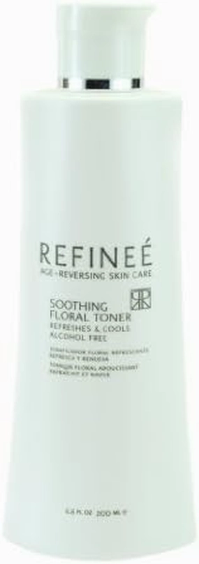 Soothing Floral Toner 6,6Oz This Product Is Ideal For All Skin Types. Toning The Skin Provides A Catalyst For Absorption. 200Ml/6.8 Fl.Oz by REFINEE SKIN CARE