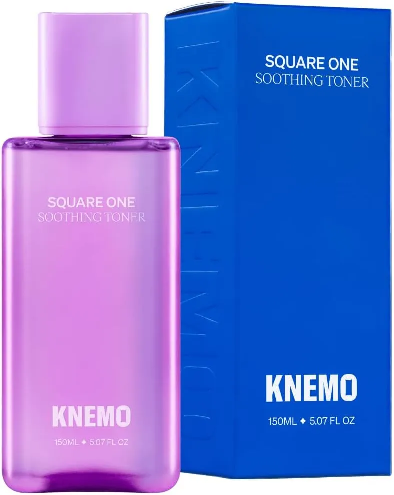Square One Soothing Toner for Sensitive Skin with Calming CICA, Tea Tree, Anti-Sebum, Antioxidants, AHA, PHA, Niacinamide, Vegan, Cooling, Fragrance-Free | 5.07 fl oz ✦ 150ml