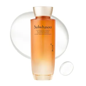 Sulwhasoo Concentrated Ginseng Rejuvenating Water- Korean Ginseng & Peptide Hydrating Face Toner with Niacinamide, Hyaluronic Acid & Glycerin for Wrinkles & Firmness, 5.07 fl. oz.(Packaging May Vary)