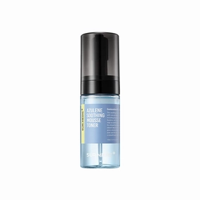 SURMEDIC Azulene Moisturizing Soothing Mousse Toner, Hydrating, Glowing, Calming Bubble Toner for Sensitive, Dry, Dull Skin, Korean Skin Care 3.71 oz / 110ml