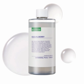 Swimming Pool Toner - Gentle Exfoliating Toner with Natural Enzyme | Boosted Hydration with Hyaluronic Acid | Daily Toner for Sensitive Skin | Korean Skincare, 10.14 Fl. Oz / 300Ml