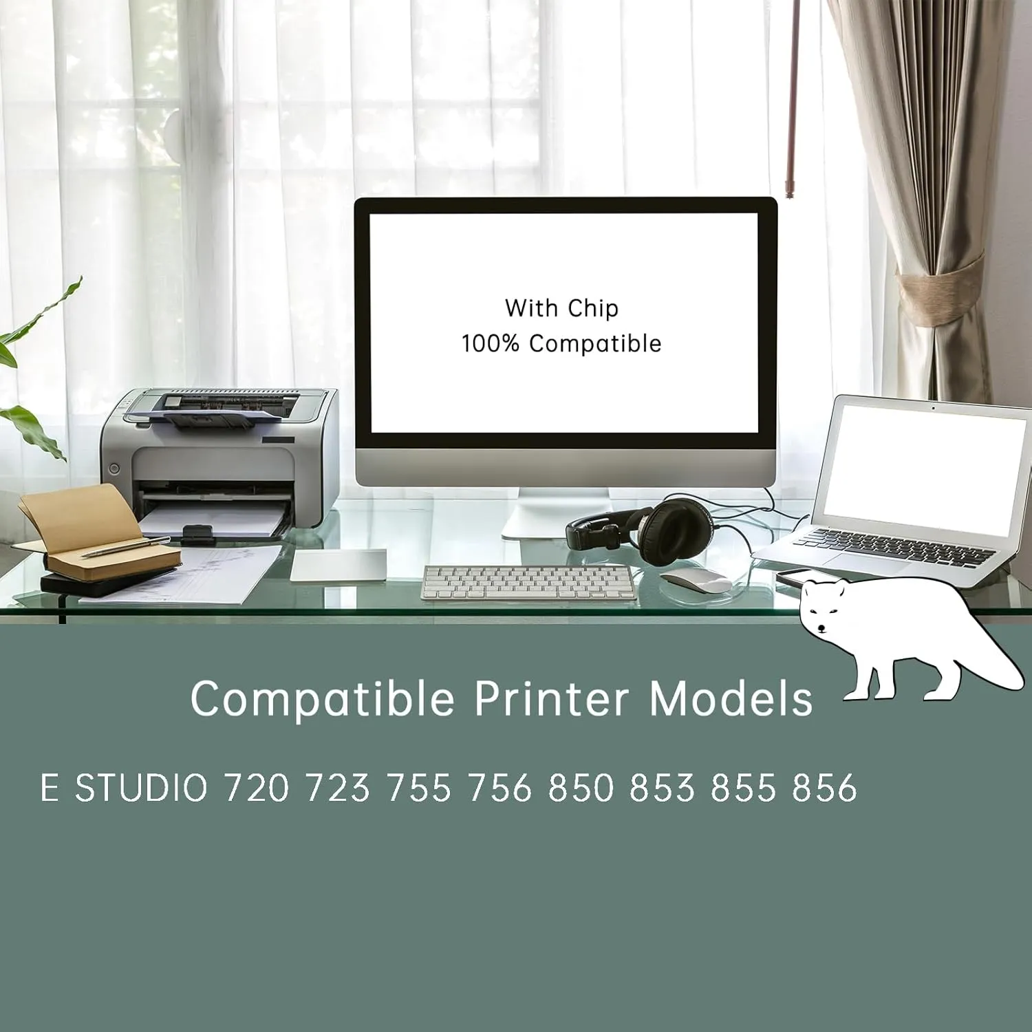 T-6000 Toner Cartridges Compatible with Toshiba E Studio 720 723 755 756 850 853 855 856 Printers, Enhanced Durability, Ideal for High-Volume Printing (1 Pack Black)