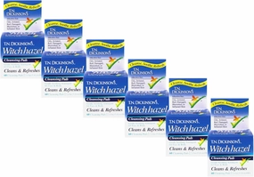 T.N. Dickinson: Witch Hazel Cleansing ct, 60 ct (6 Pack)