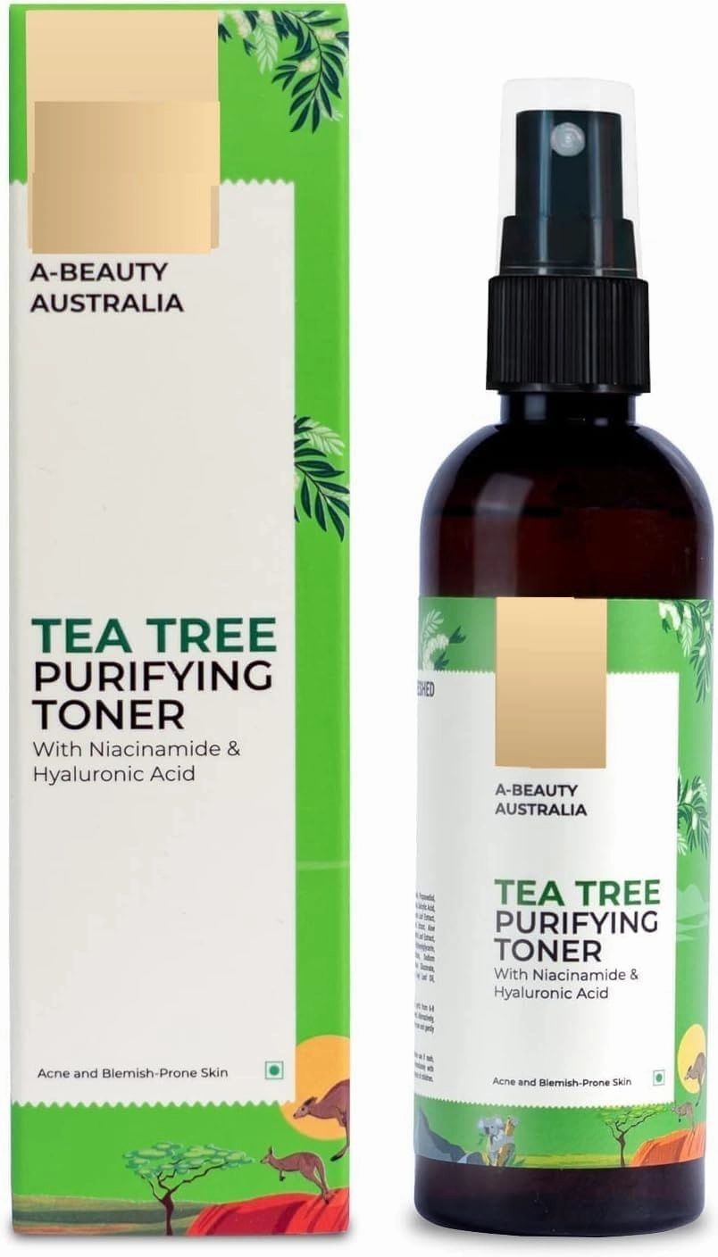 Tea & 2% Niacinamide Toner for Oily Skin | Niacinamide for Acne & Blemish Prone Skin for Open pores Tightening, Pore Cleansing & Glowing Skin | Women & Men 100 ml