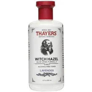 Thayers Alcohol-Free Witch Hazel with Organic Aloe Vera Formula Toner, Lavender 12 oz (Pack of 4)