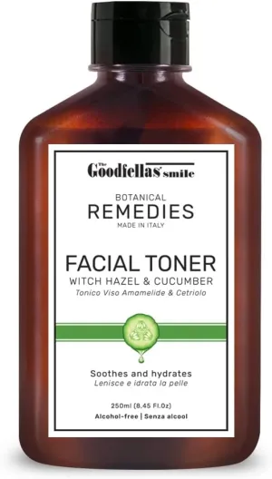 The Goodfellas' Smile, Facial Aftershave Toner with Witch Hazel & Himalayan Cucumber, 8.5 Oz, Made in Italy