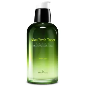 The Skin House Aloe Fresh Toner 130ml (4.4 fl.oz.) Aloe Vra Relaxation Deep Hydration/Paraben Free, Cruelty Free, Korean Skin Care