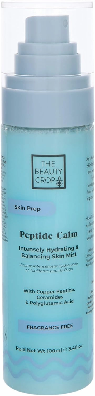 The Beauty Crop Peptide Calm Skin Mist - Hydrating & pH Balancing Face Mist - 100 ml