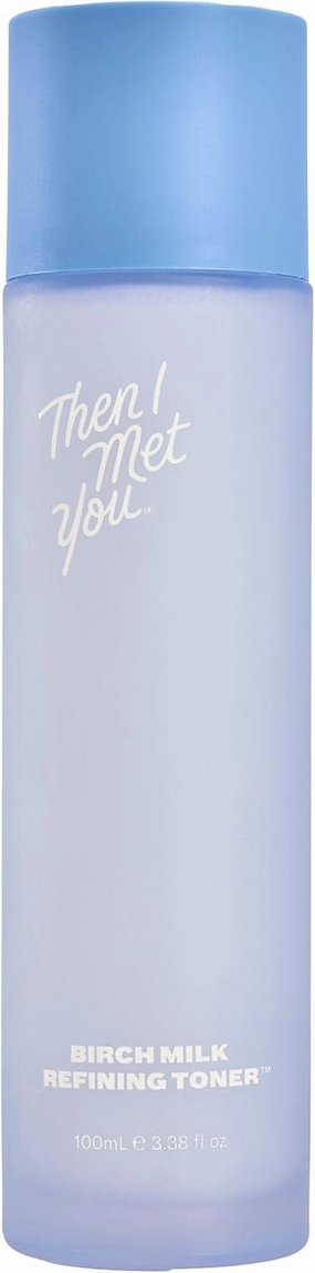 Then I Met You Birch Milk Refining Toner, Exfoliating & Hydrating Face Toner with Birch Juice, AHAs & PHAs, Vegan & Clean Skincare, 3.38 oz
