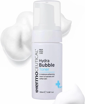 tHermoCEUTICAL Hydra Bubble Toner - Deep Hydrating for Face, Vitamin B5   Hyaluronic Acid Toner, Replenishing Moisture, Skin Elasticity, 3.38 fl.oz