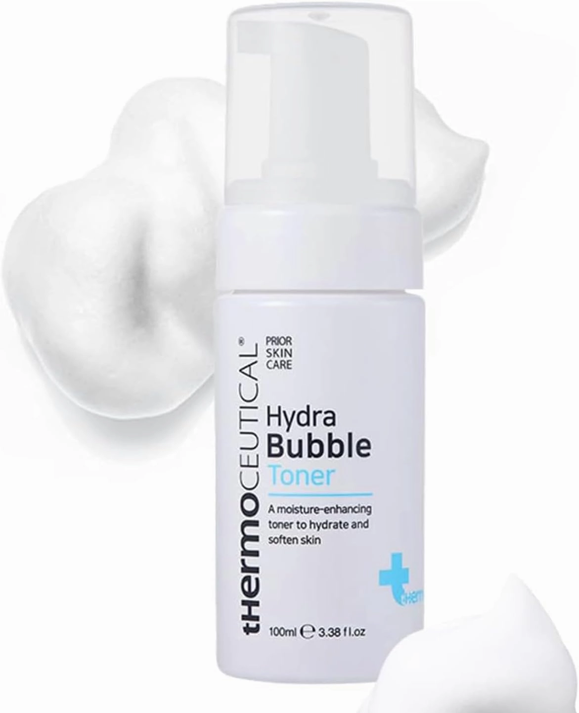 tHermoCEUTICAL Hydra Bubble Toner - Deep Hydrating for Face, Vitamin B5   Hyaluronic Acid Toner, Replenishing Moisture, Skin Elasticity, 3.38 fl.oz
