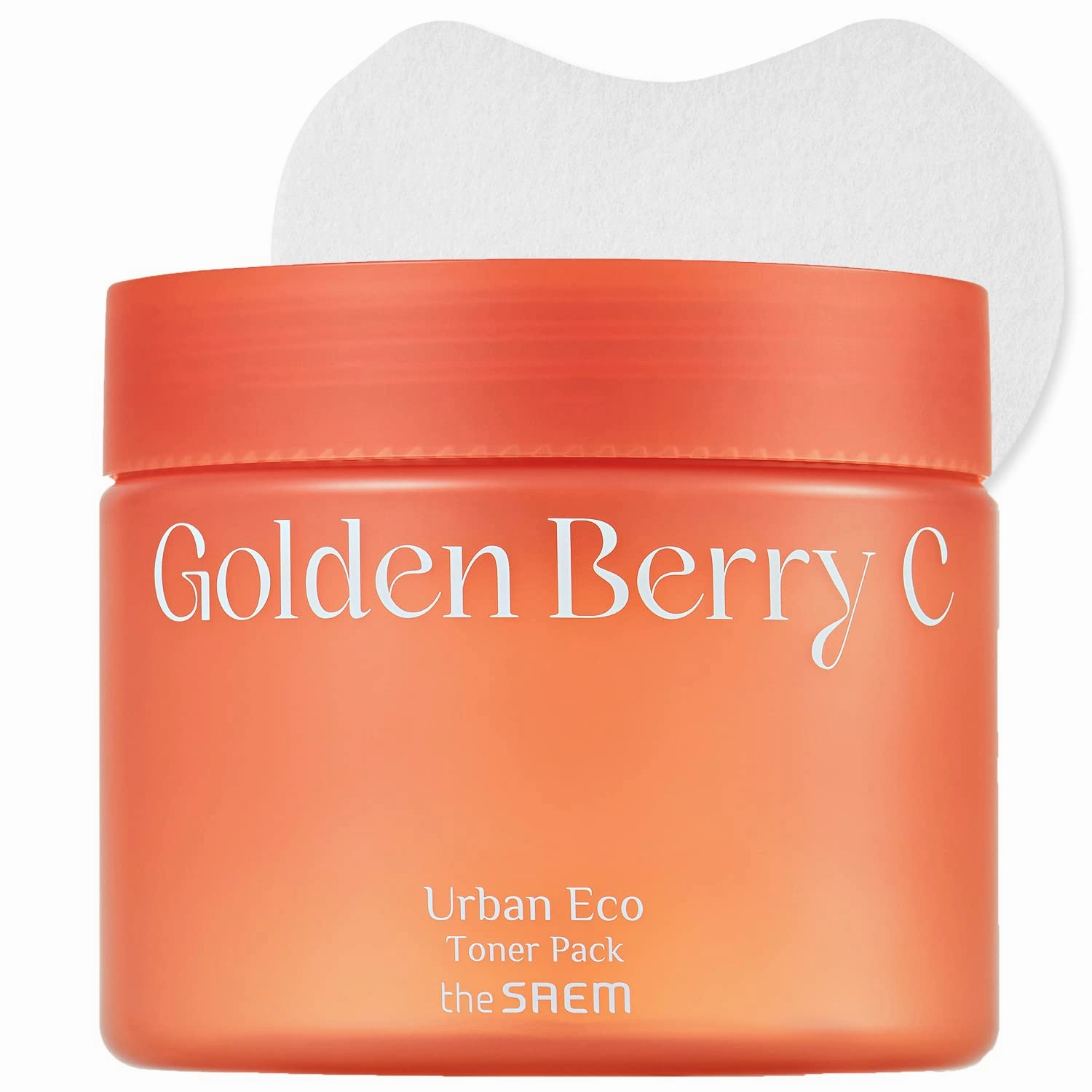 THESAEM Urban Eco Golden Berry C Toner Pack - Toner Pads for Face with Peruvian Golden Berry Extract - Skin Resurfacing Pads for Blemish, Tone Correction & Hydrating Freckles Remover, 50 Sheets