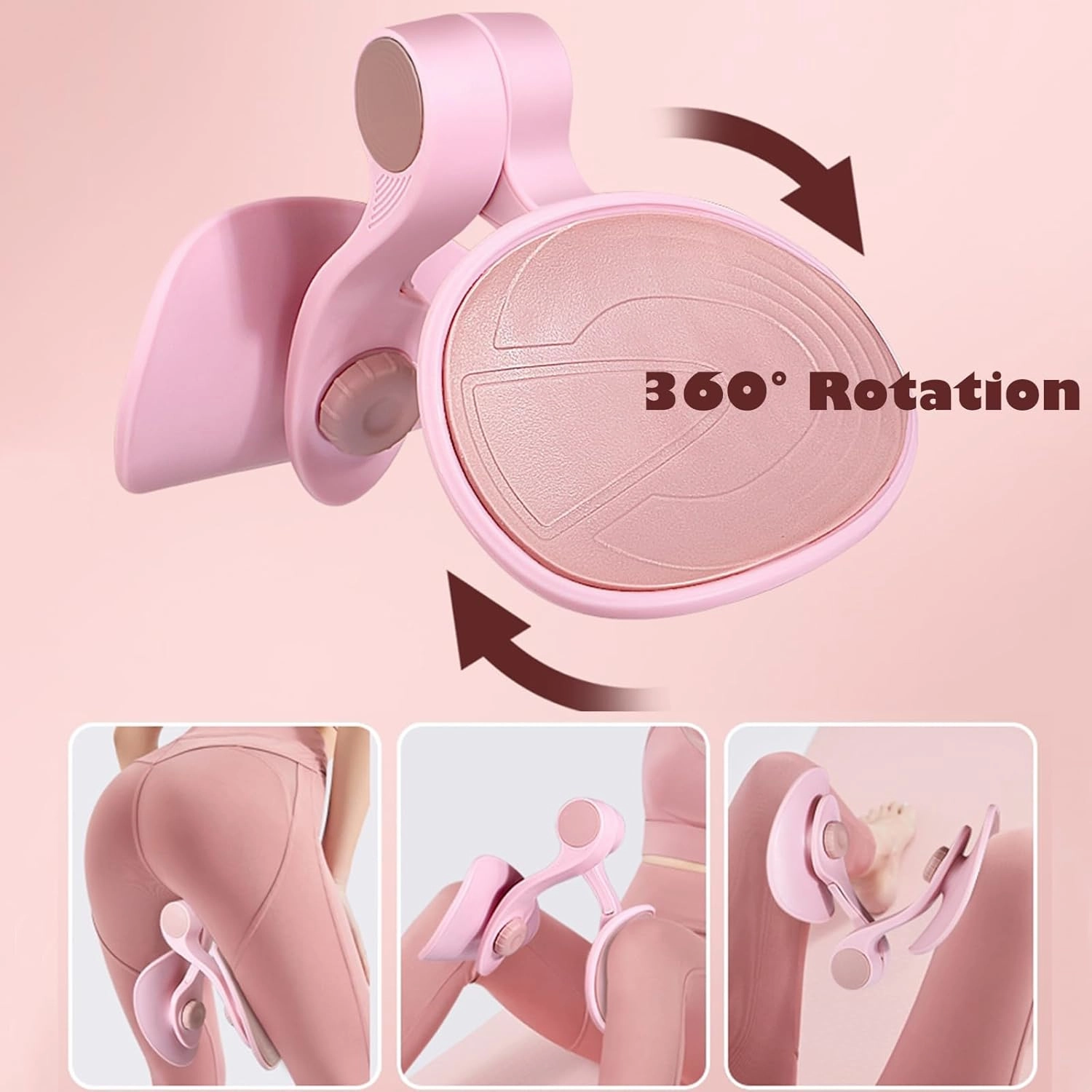 Thigh Exerciser Master,Fitness Master,Hip Trainer Kegel Home Fitness Equipment,Pelvic Floor Trainer,Postpartum Rehabilitation,Resistance Leg Exercise Workout Equipment for Women Home Gym Equipment