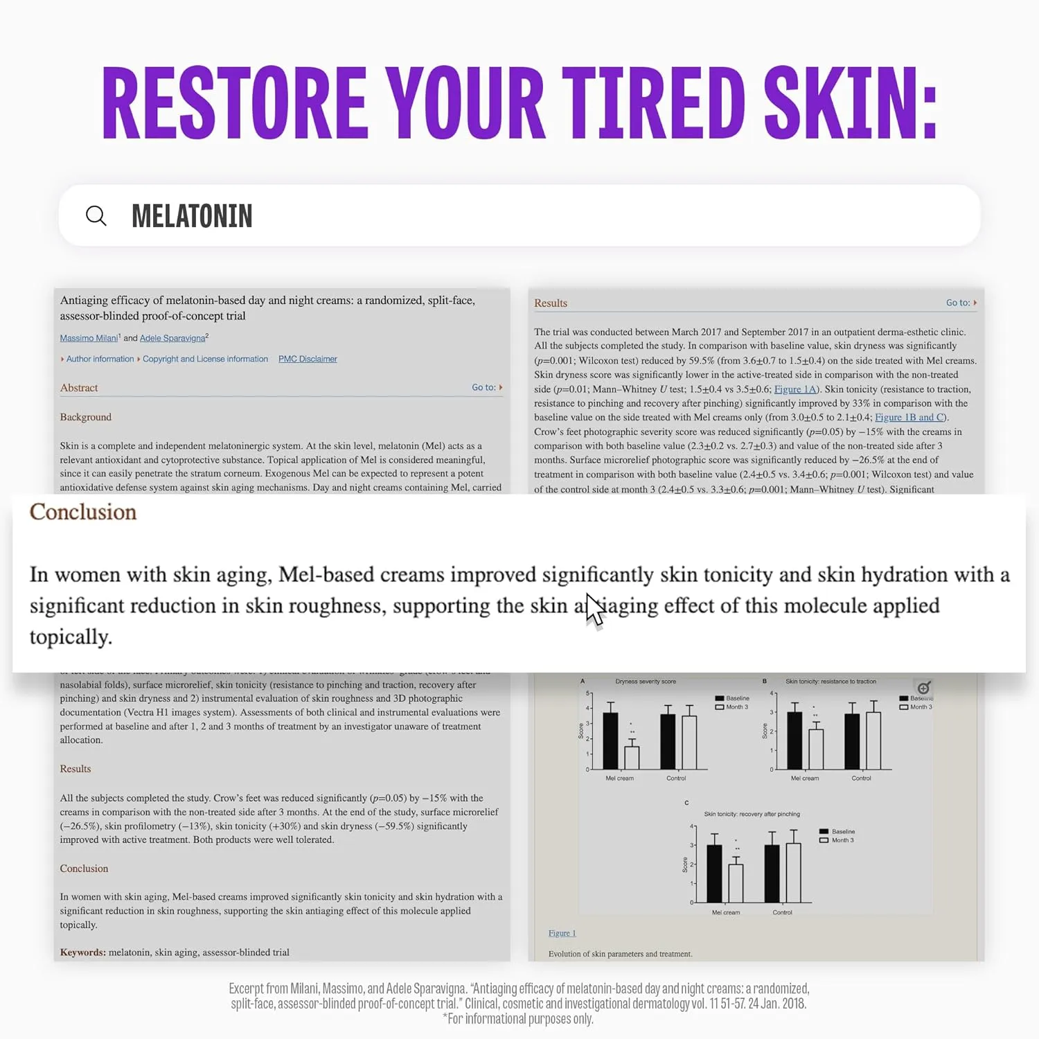 Time Return Melatonin Cream Toner | Moisturizing Facial Toner for Sensitive Skin | Clarifying & Calming Toner for Face | Hydrating Toner for Face | Toner Cream Skin Toner 6.76 fl oz