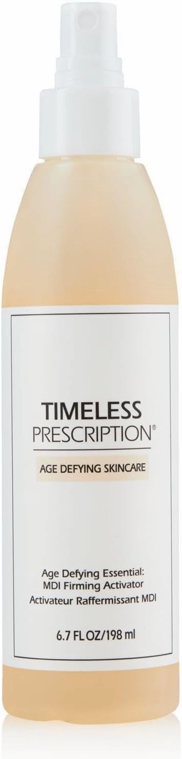 Timeless Prescription MDI Firming Activator– Anti Aging Toner for Firmer Looking, Supple Skin, Moisturizing MDI Complex, Promotes Elasticity & Appearance, Lactic Acid & Sodium Hyaluronate(6.7 fl. oz.)