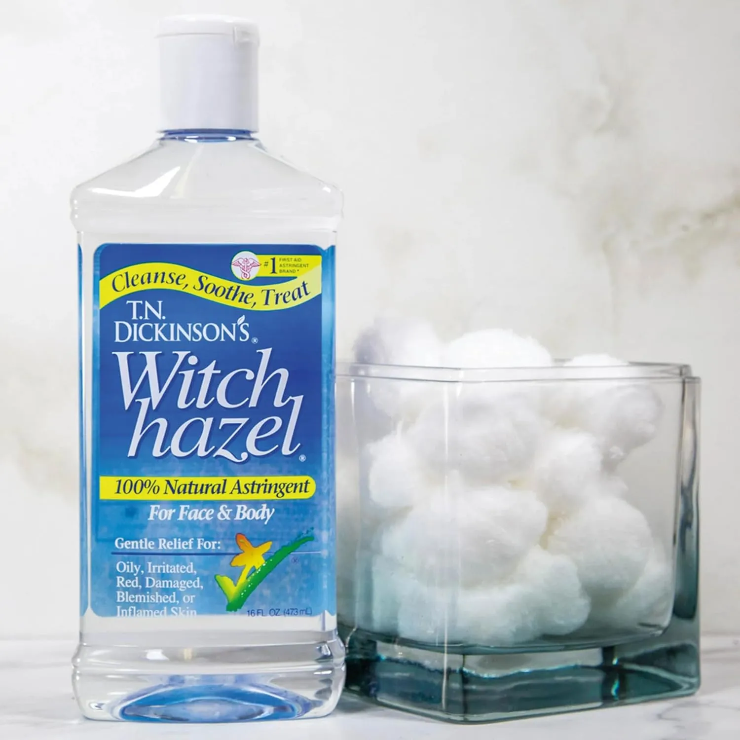 T.N. Dickinson's Astringent, 100% Natural, Witch Hazel 16 fl oz (473 ml) (2 Pack)